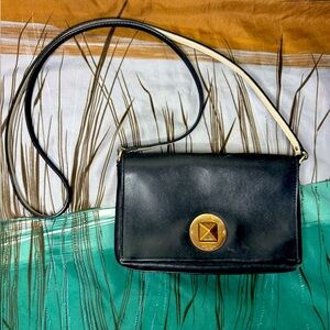 Kate Spade Black Leather Should Bag